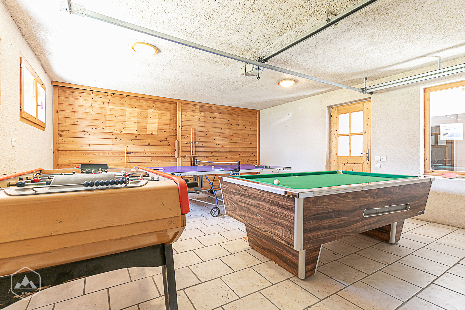 Salle de jeux du chalet l'Adret